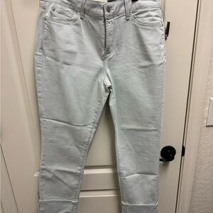 NYDJ Women's Light Gray Skinny Jeans